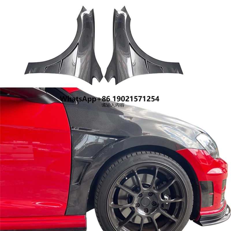 

Carbon Fiber Front Fenders for Vw Golf 7 7.5 R Gti Mk7 Car Side Vent Air Flow Fenders