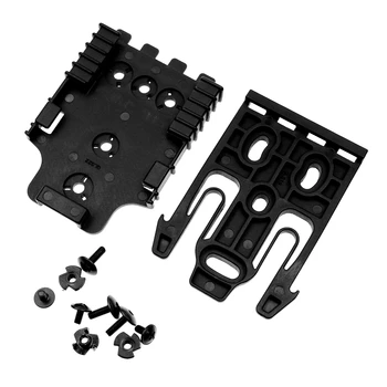 Einzelstückiger Pistolenholster-Adapter-QLS19 Quick Duty Holster-Verriegelungsgabel/QLS 22-Empfängerplatte/Befestigungsschrauben Jagdzubehör