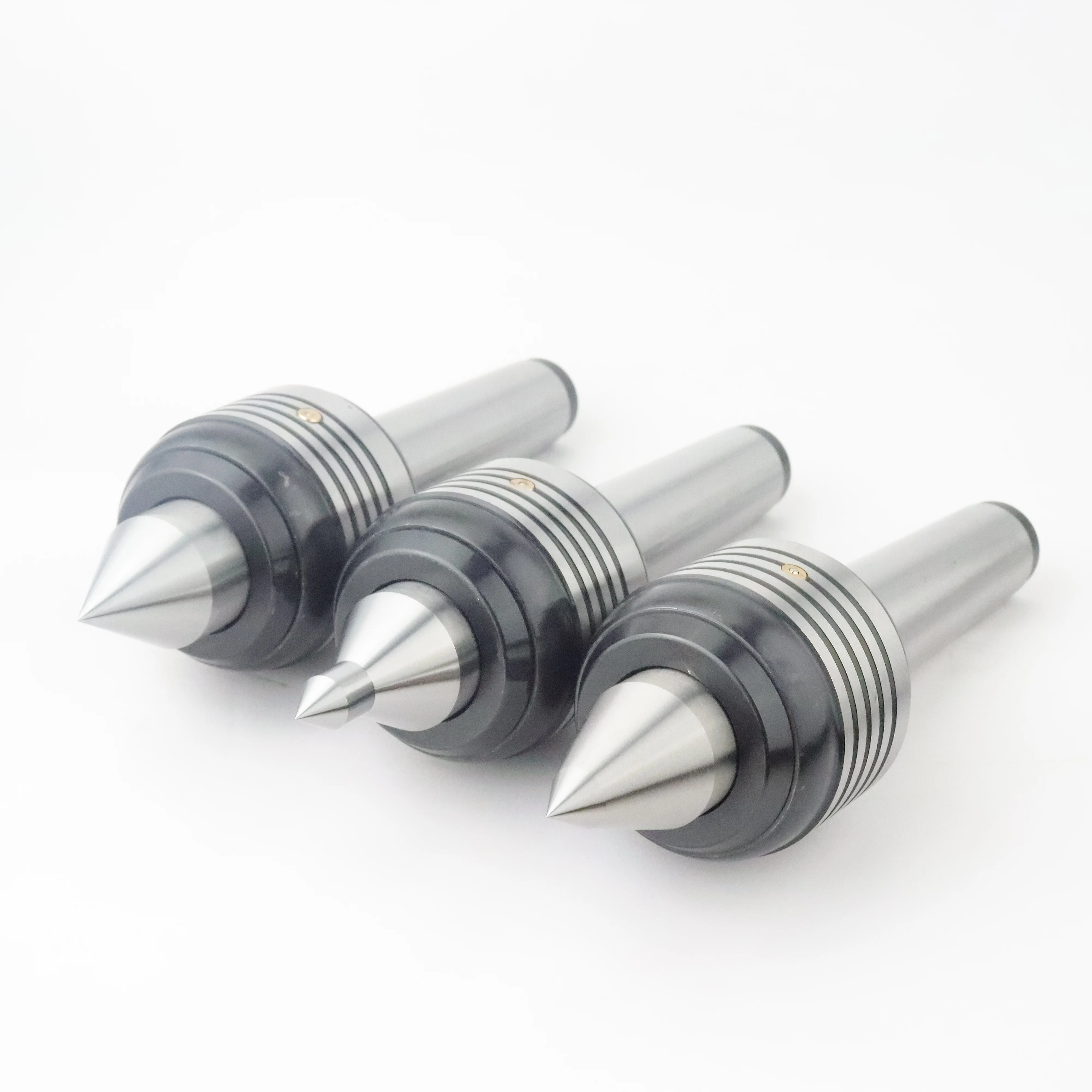 CNC Lathe Tailstock Rotary Center, Waterproof, Live Center, Morse MT2, Sizes 3, 4, 5, 6, Alloy, Slender Double-Cone Tip