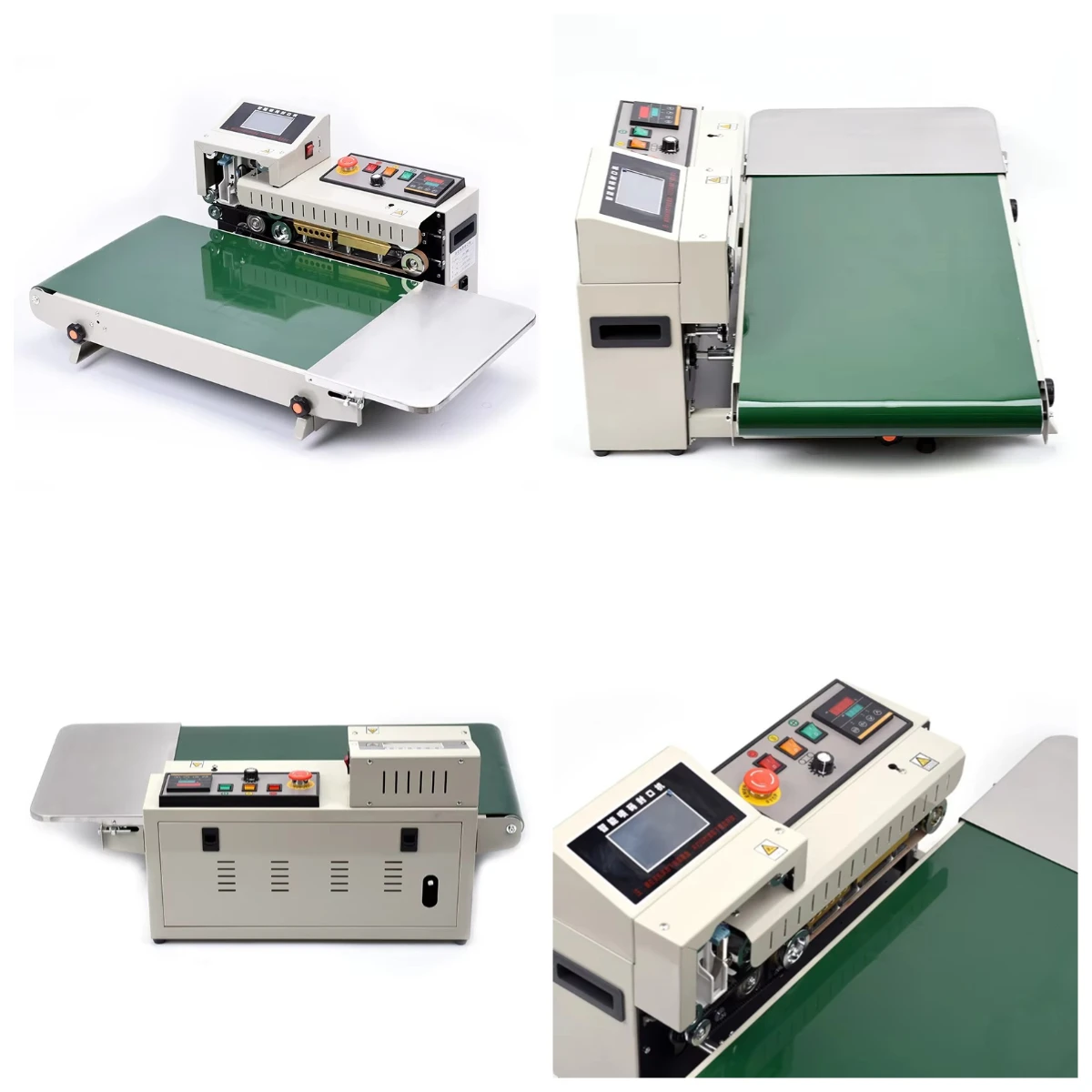 

STLZOEY Intelligent Inkjet Horizontal Automatic Continuous Sealing Machine Printing Date Food Plastic Bag Widening Conveyor Belt