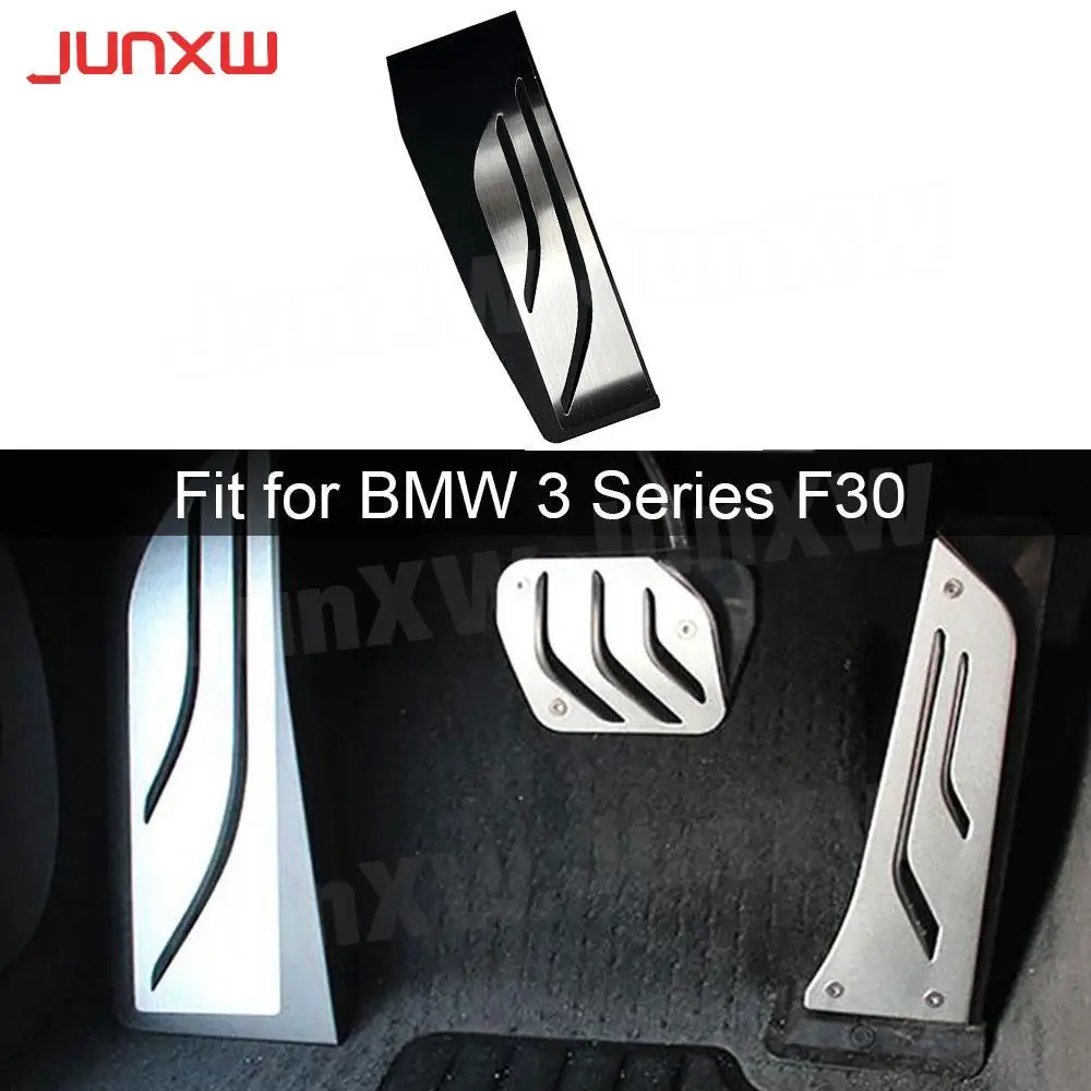 

Stainless Steel Rest Area Foot Pedals Decoration Parts For BMW 3 Series F30 2013-2019 Automobile Pedal Brake Covers LHD or RHD