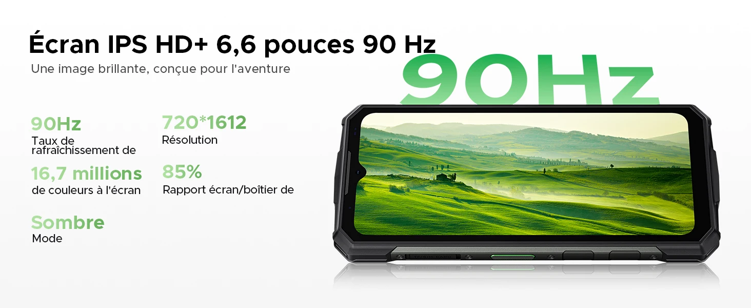 DOOGEE Fire 5 Pro Gemini Ai Rugged Phone 13000mAh Battery Helio G81 24GB RAM (4+20) 128GB ROM 6.6" 90Hz Global Version Smartphones
