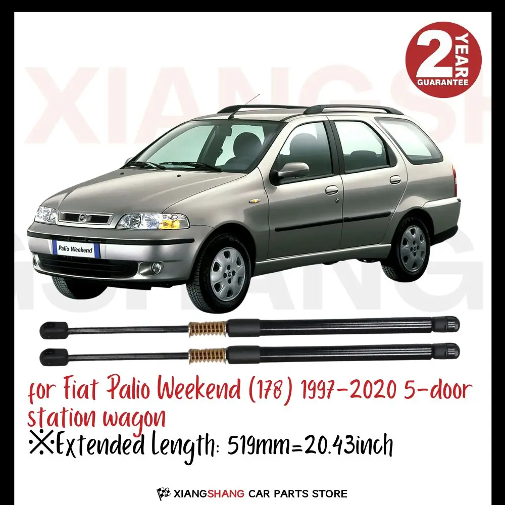

2 шт. задний демпфер для Fiat Palio Weekend (178) 1997-2020 5-дверная станция универсал с пружиной багажника газовые стойки с зарядкой