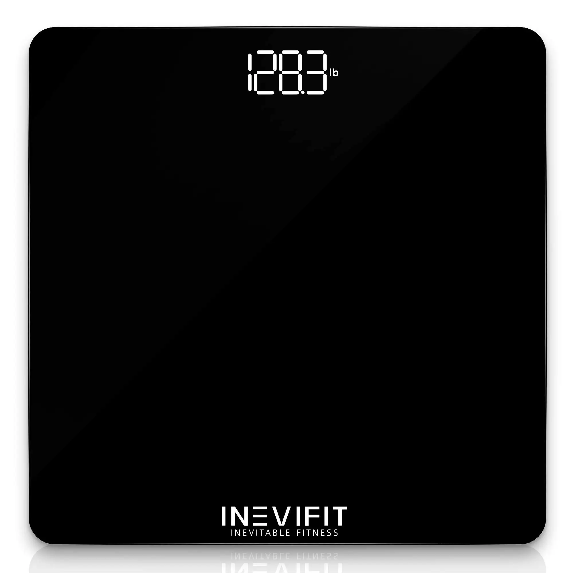 

Высокоточные цифровые весы для фитнеса и домашнего использования с платформой из закаленного стекла и автоматически калибрующимися датчиками для точного измерения