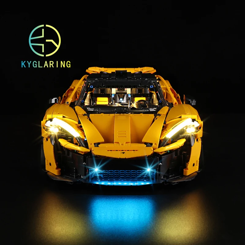 Kyglaring Led Lighting Set DIY Toys for 42172 Technical McLaren P1™ Blocks Building (Only Light Kit Included)