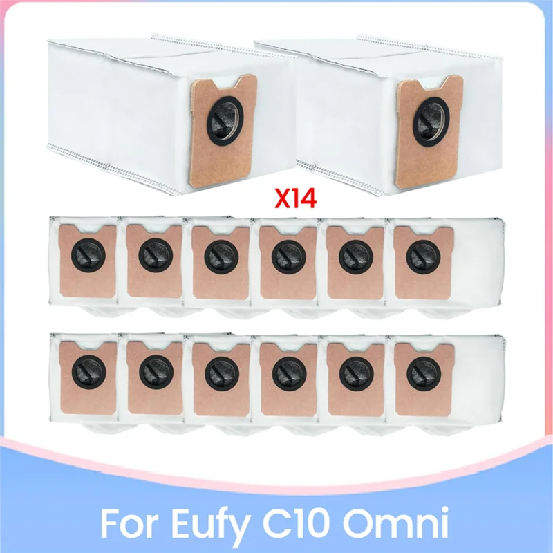 Eufy C10 옴니 로봇 진공 청소기 액세서리 교체 부직포 먼지 봉투 쓰레기 봉투 용 9M-먼지 봉투