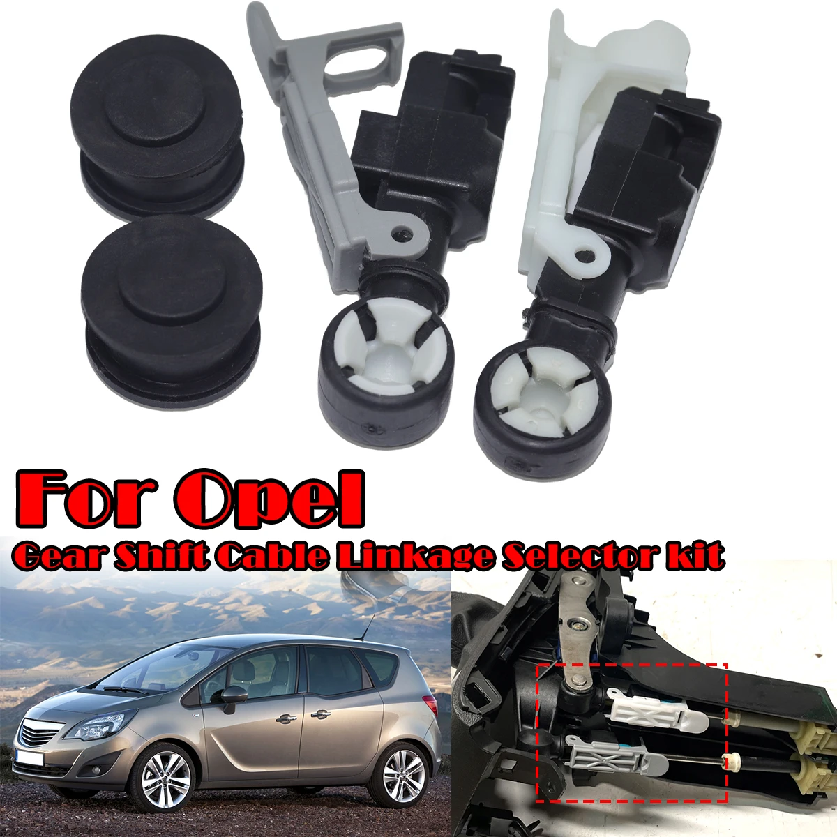 

For Opel Astra K H Omega B1 Manual Shift Linkage Lever Cable Bowden Catch Terminal Selector Connector Gearbox Stop Support Bush
