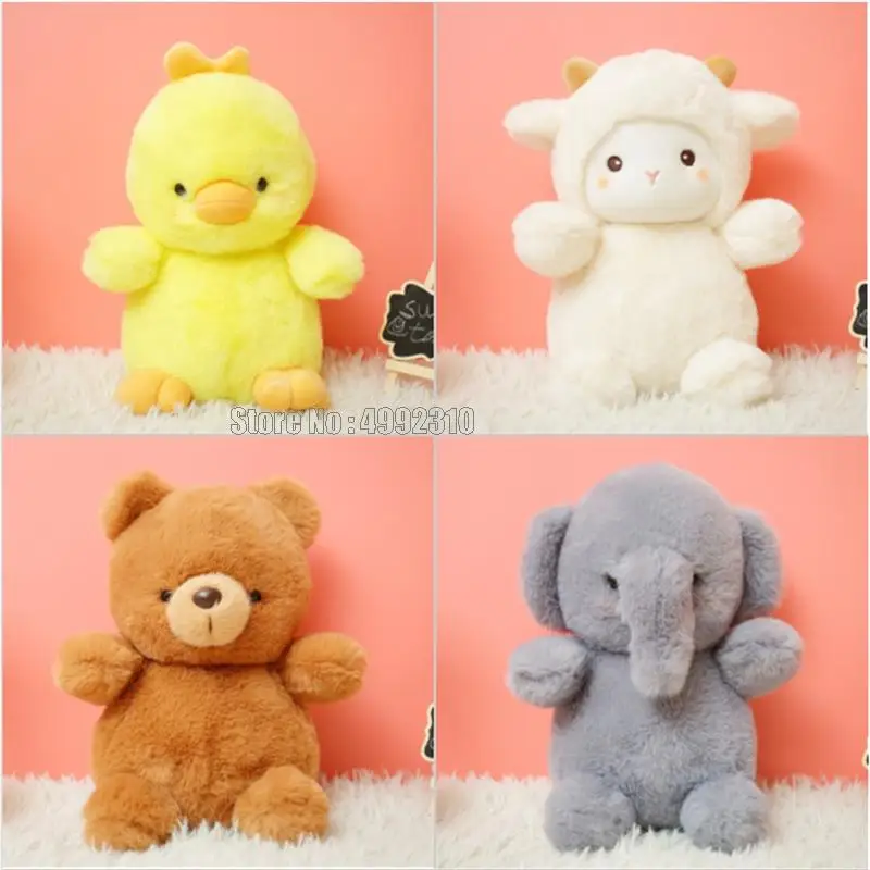 Super Soft Elephant Lamb Cuddly Plushies Stuffed Animals Doll Chick Baby Appease Pillow Gift Toy