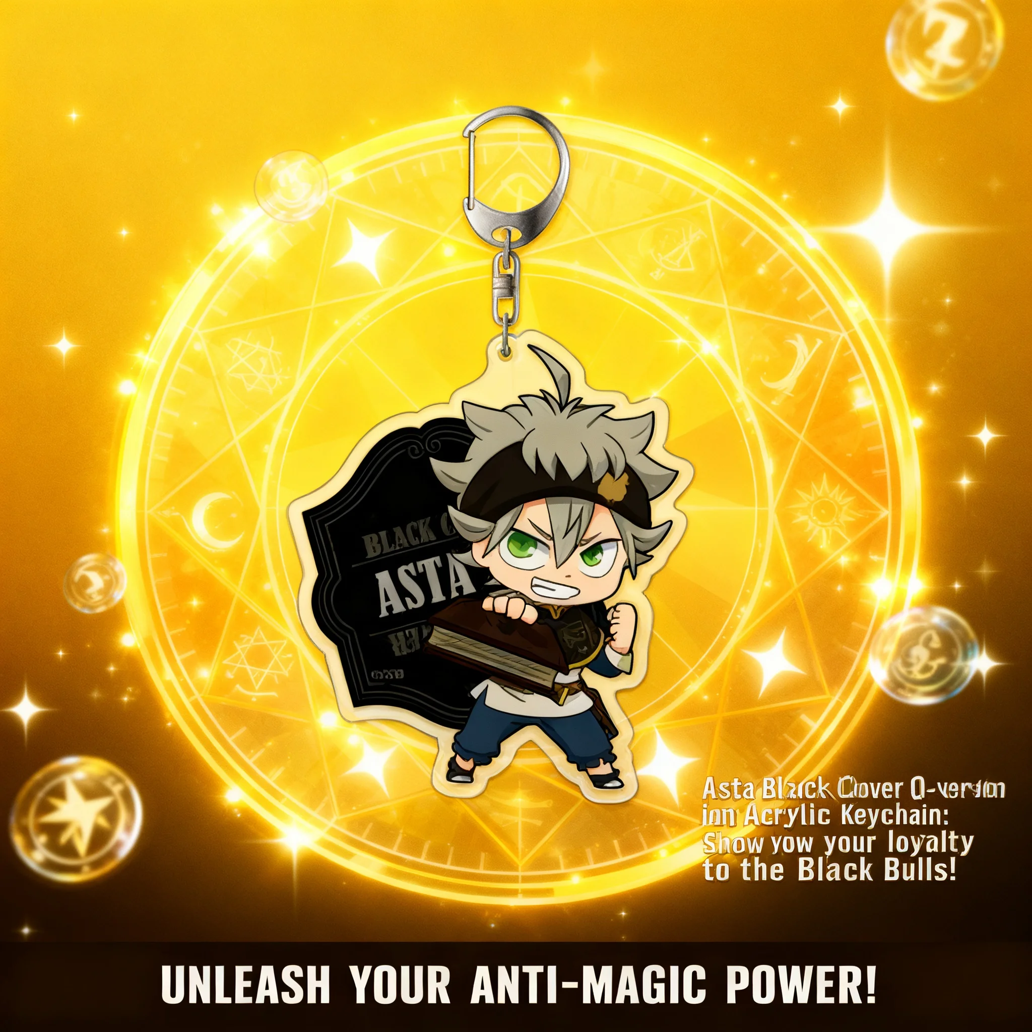 

Anime Acrylic Keychain Black Clover Creative Accessory Keychain Stand Manga Tower Acrylic Charm Pendant Anime Merchandise Gift