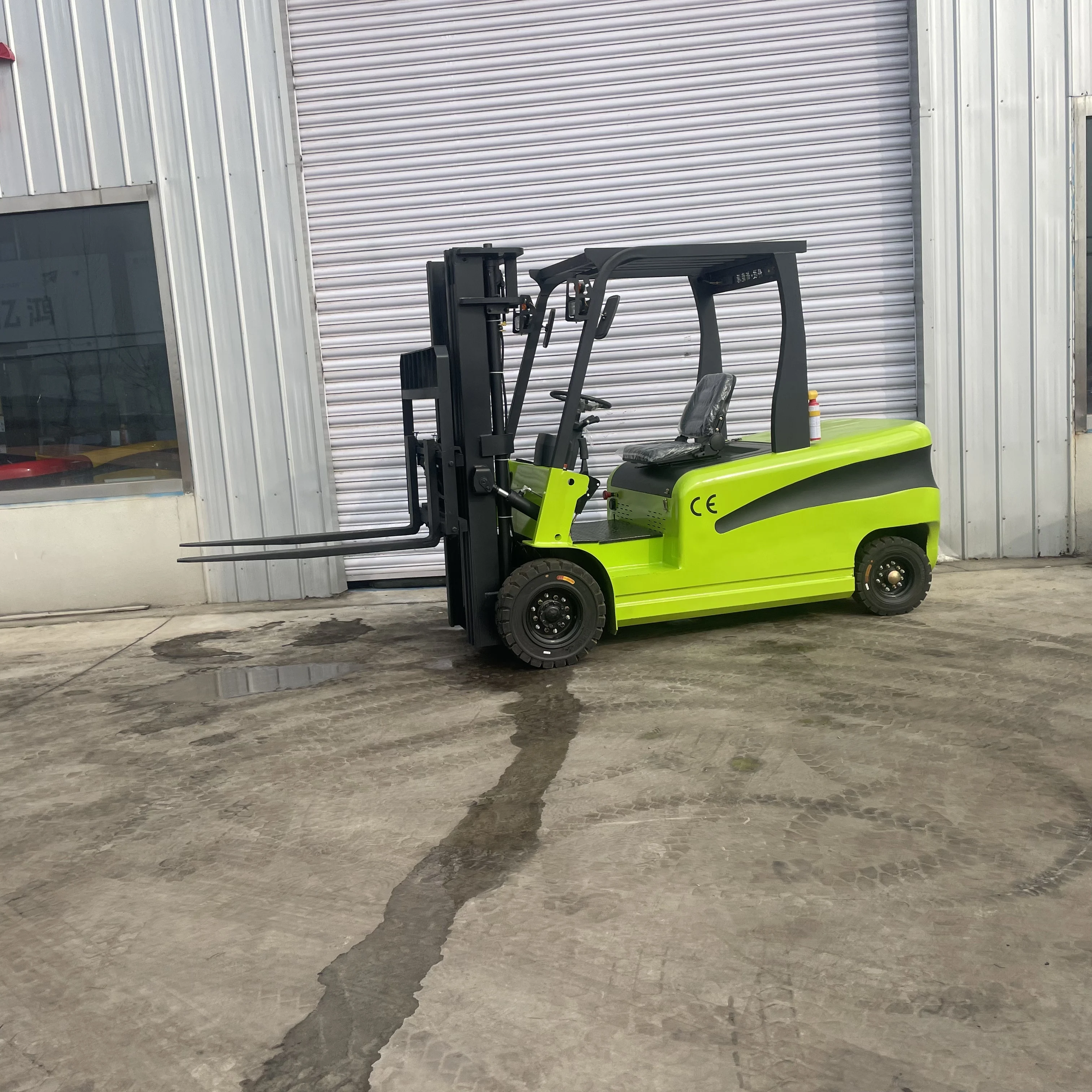 High Efficiency 3-Ton New Energy Electric Forklift, Lithium Battery Powered, 3 Meters Lifting Height - CE Certified