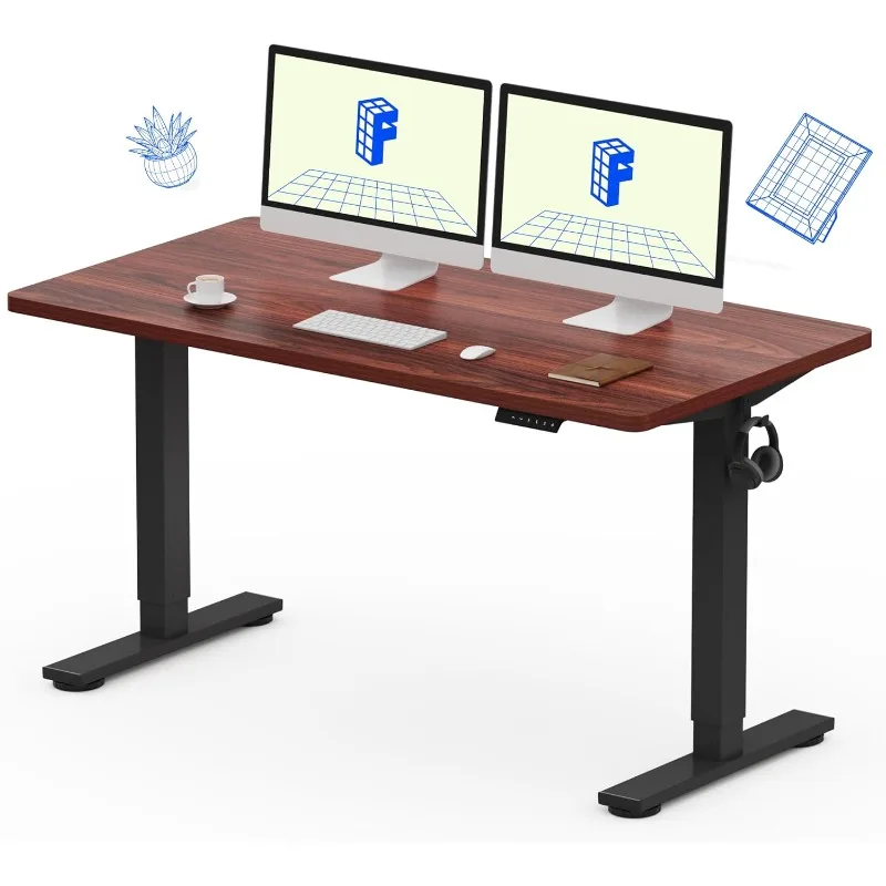 

FLEXISPOT цельный стоячий стол 55x28 дюймов электрический стоячий стол рабочая станция, компьютерный стол с регулируемой высотой для домашнего офиса