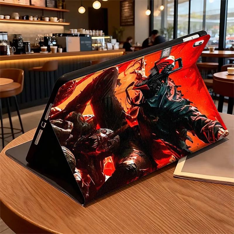 أنيمي C-منشار رجل بارد لسامسونج غالاكسي تبويب S11 S10 S9 S8 S7 S6 A11 A9 A8 A7 10.5 10.4 لايت FE زائد بوصة اللوحي