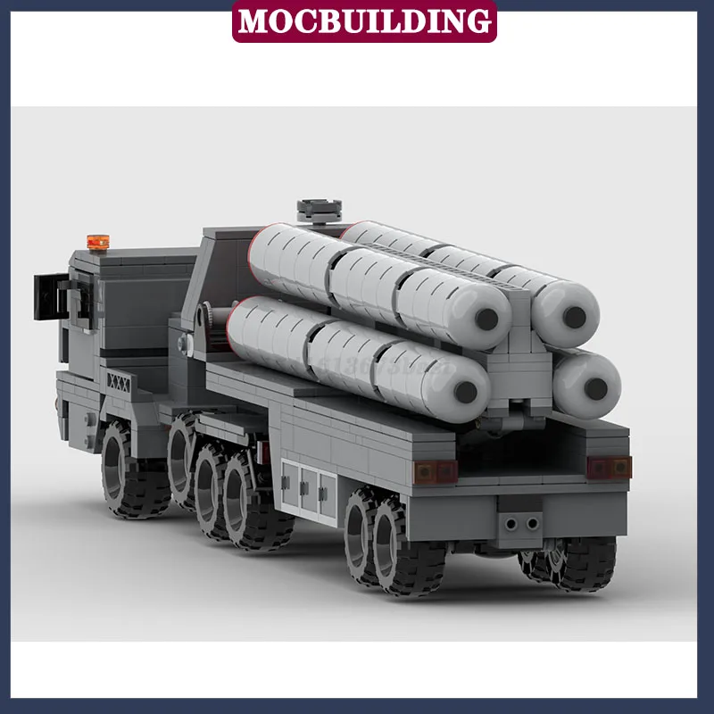 MOC Military Tank S-400 Model Building Block Assembly Transport Truck Boy Collection Toy Gifts