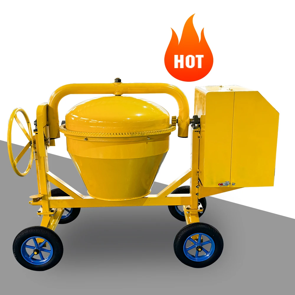 Mini Drum Landscaping Projects 350 400L Hand Diesel Electric Concrete Mixer Sturdy Chassis Durable Mixing Equipment