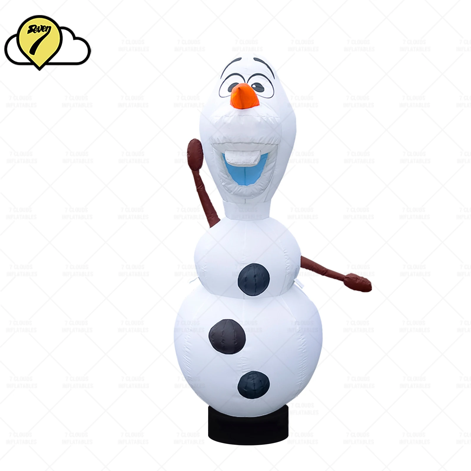 3M Giant Snowman Olaf Inflatable Toys Christmas Decoration Big Promotions Advertising Decorations with Blower and LED Lights