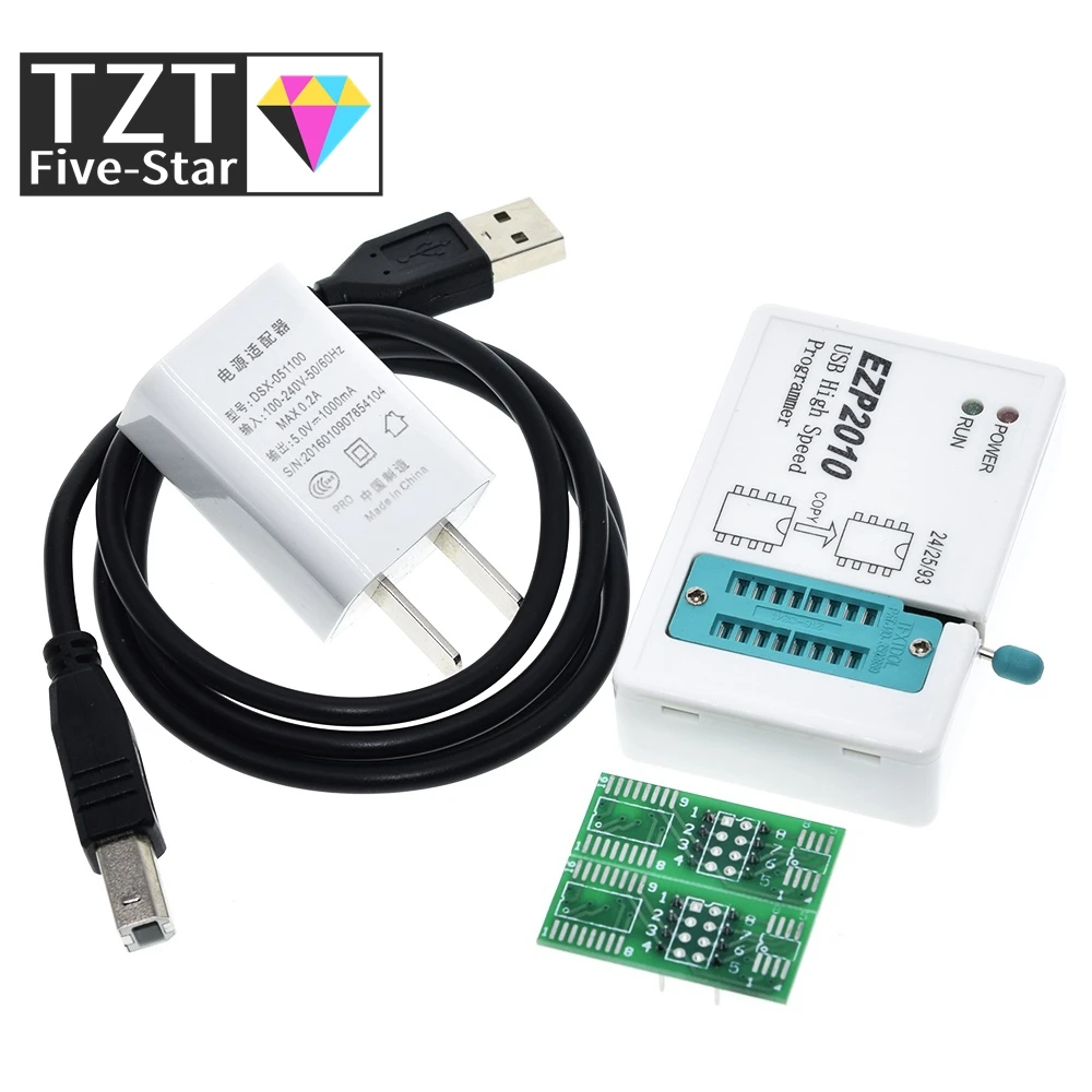 TZT Hot EZP2010 High-speed USB SPI Programmer Support24 25 93 EEPROM 25 Flash BIOS Chip