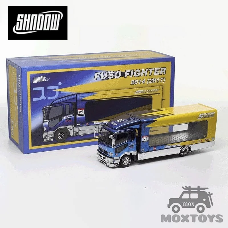 shadow-pro-1-64-fighter-mk2-fk-2017-stabilisateurs-sureleves-transparent-camion-cuillere-chromee-556-2025tmcs-modele-de-voiture-moule-sous-pression-cadeau
