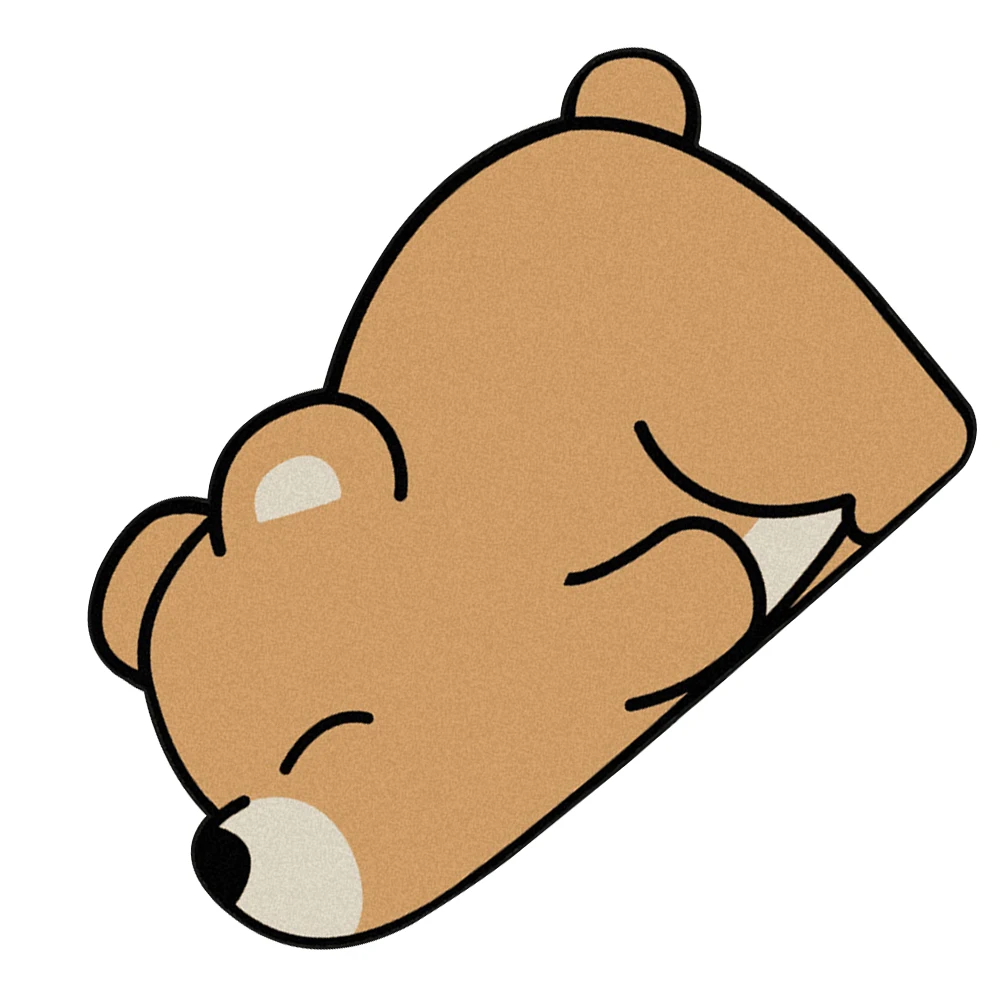 

Anti-slip Foot Pad Non-slip Shower Cute Bear Super Absorbent Bath Extra Soft Bathroom Rug Quick Dry Floor for Bathroom