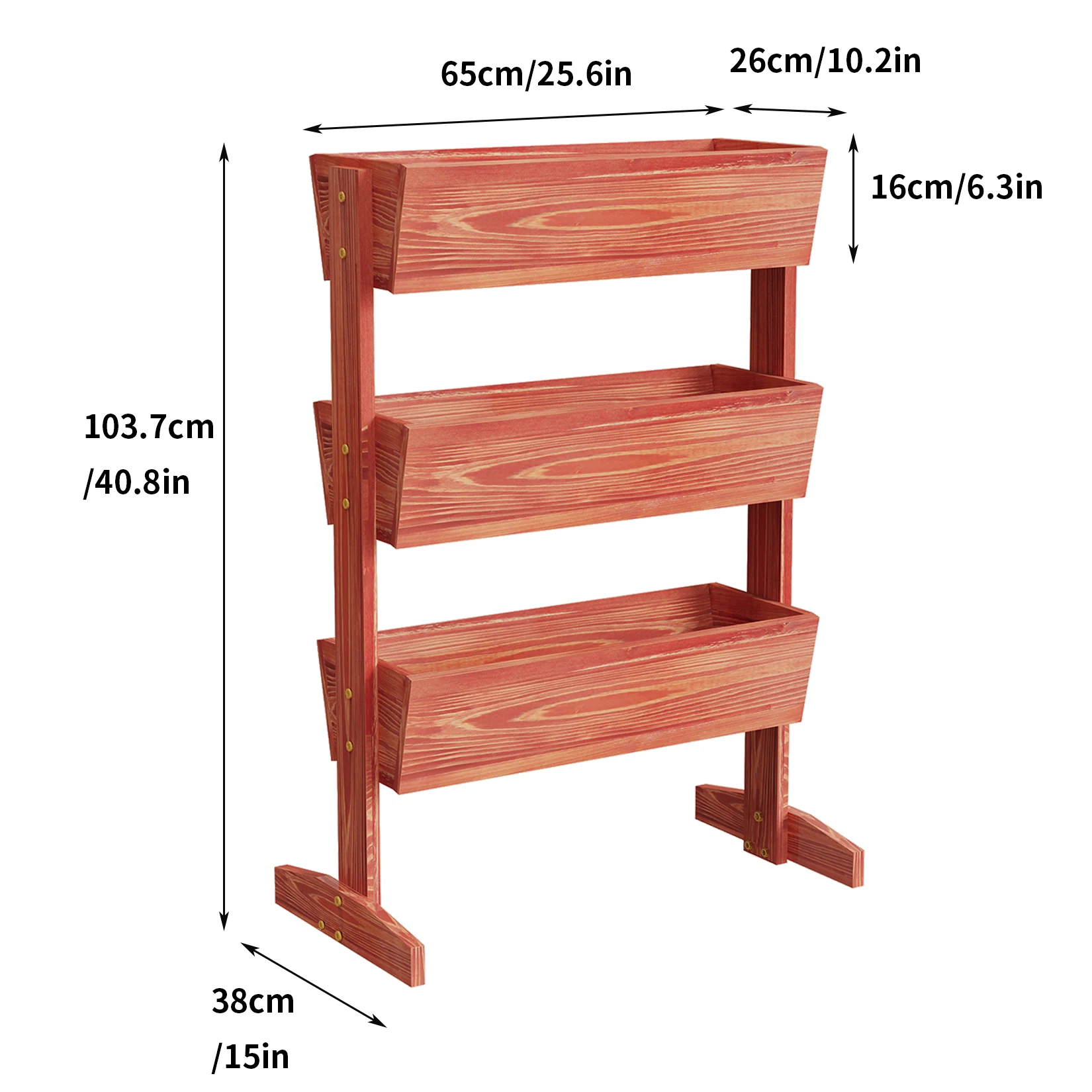 3 Tier Raised Garden Bed Woode - Raised Bed Planter Box review and price