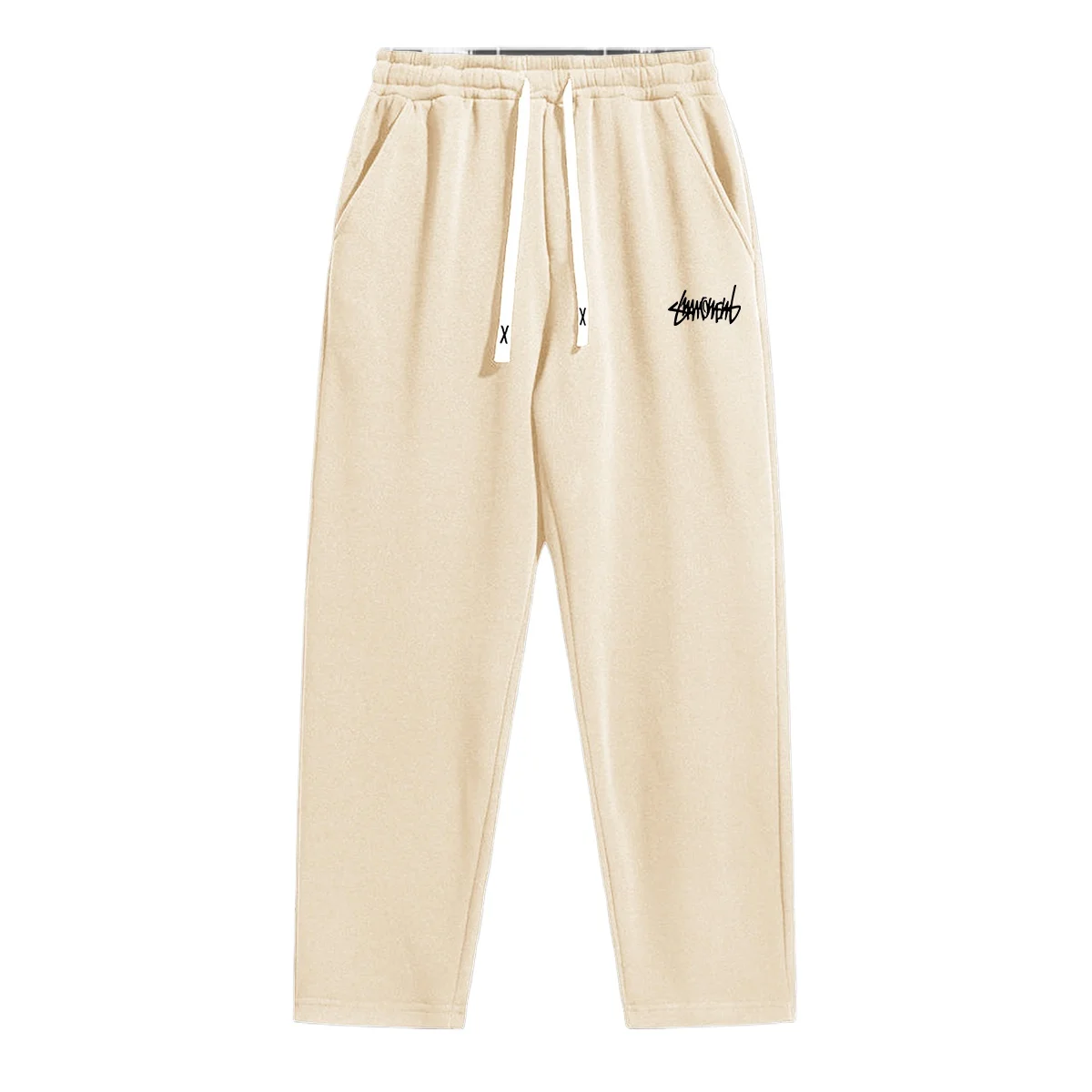 

2025 Новые мужские однотонные прямые спортивные штаны, подходящие для повседневного спорта, таких как бег, тренажерный зал и активный отдых на свежем воздухе