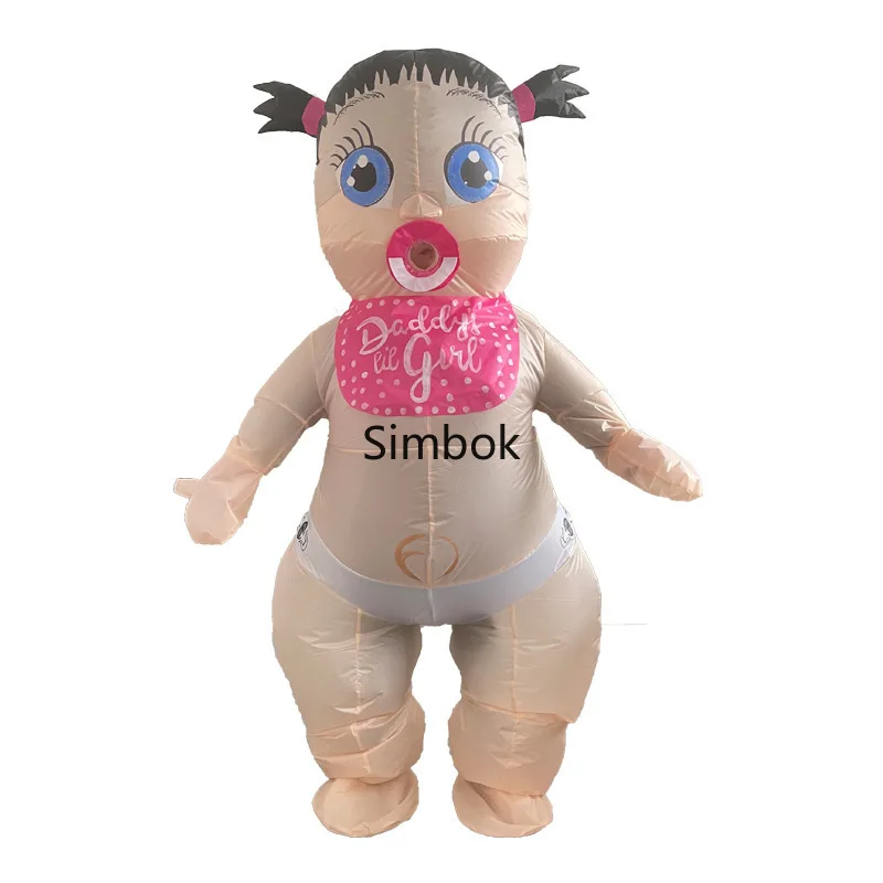 New Boys Girls Baby Inflatable Clothing Adult Cosplay Mascot Costume Opening Celebration Performance Inflated Garment