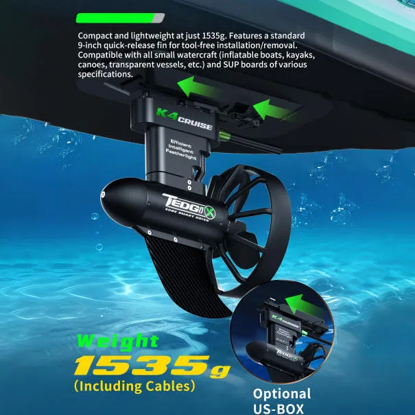 

Camolech GPS Kayak Motor:Aviation-Grade Servo Cruise Control&Battery-Free Operation For Effortless Kayak/SUPNavigation