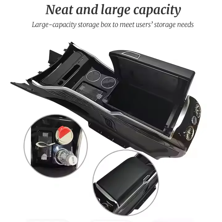 Suitable for Car Interior Accessories Wireless Charging Integrated Center Armrest Box Car Armrest Box/console