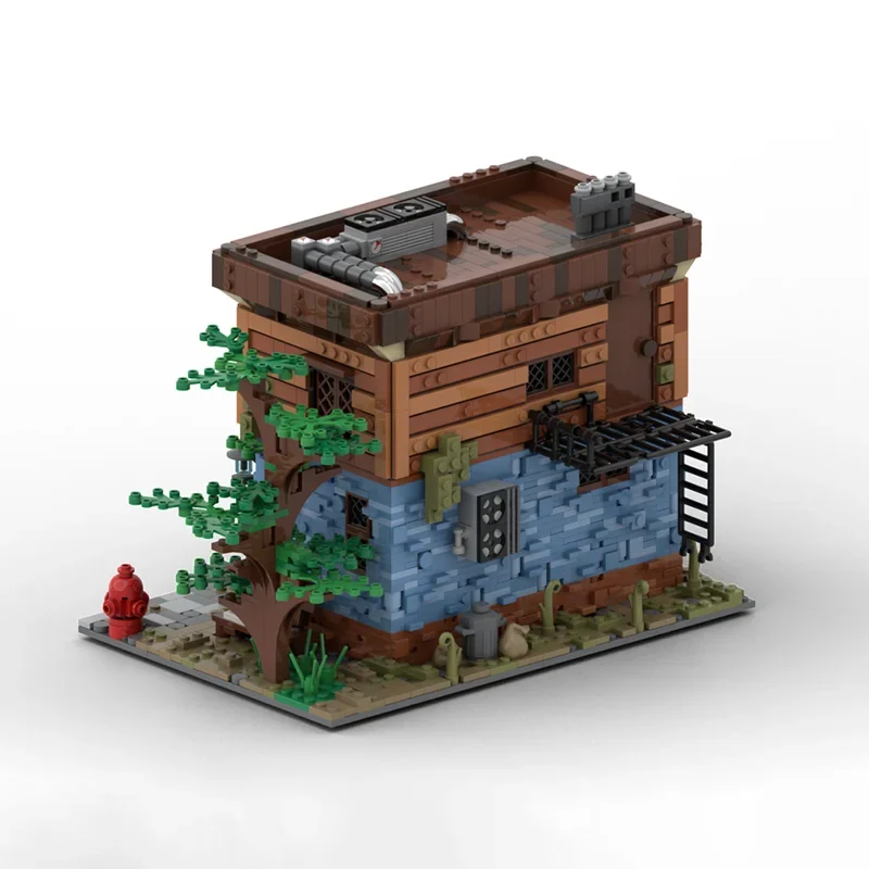 Moc Bausteine Herbst Haus Technologie Modulare Ziegel Modell Geschenke Weihnachten Spielzeug DIY Sets Montage