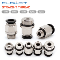 GPC Air Pneumatic Fitting Quick Connector 4-M5 6-M5 4mm 6mm 8mm 10mm 12mm Male Thread 1/4 1/2 1/8 3/8 Compressed Hose Tube Pipe