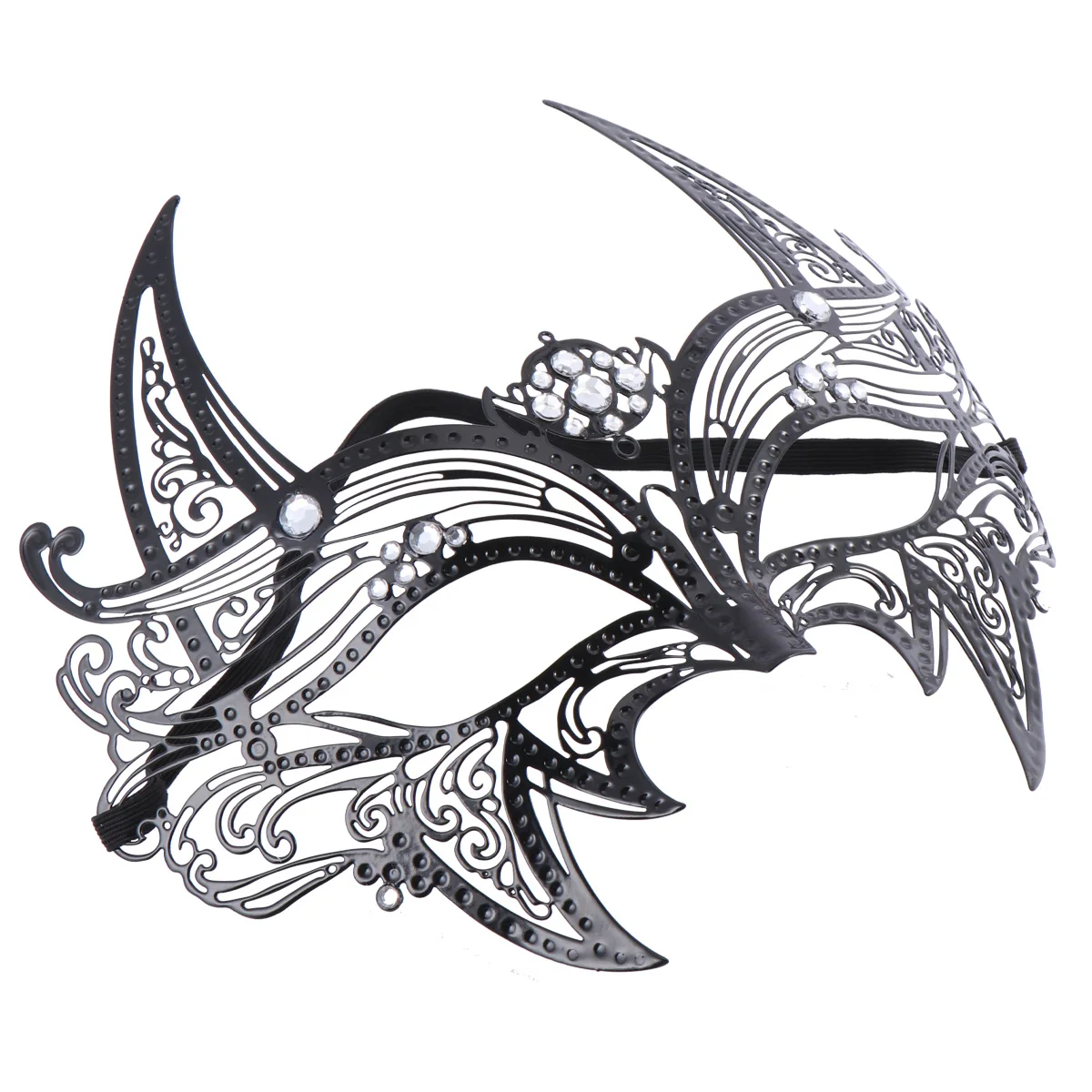 

1pc Rhinestone Mask Eyes Cover Costume Party Masquerade Cosplay Prop Costume Prop Hollow Eyes Cover For Women