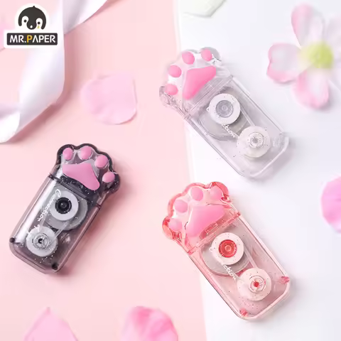 Mr. Paper 3 Style Cute Cat Claw Correction Tape Creative Large Capacity Cute School Supplies Stationery Kawaii Accessories Gifts