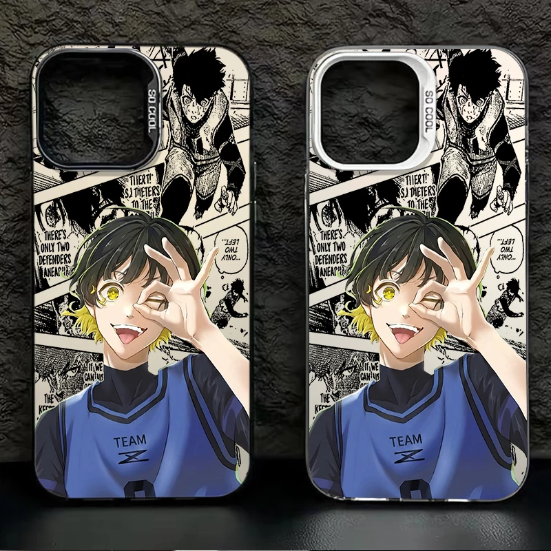 Manga Bachira Meguru Frosted Case for Samsung Galaxy A37 A36 A35 A34 A32 A26 A25 A24 A23 A22 5G 4G A17 A16 A15 A14 Acrylic Cover