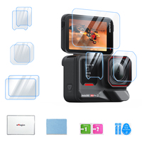 Tempered Glass Lens Protection Protective Film 9H Hardness Camera Lens Protector Anti-Scratch Anti-Bubble for Insta360 Ace Pro 2