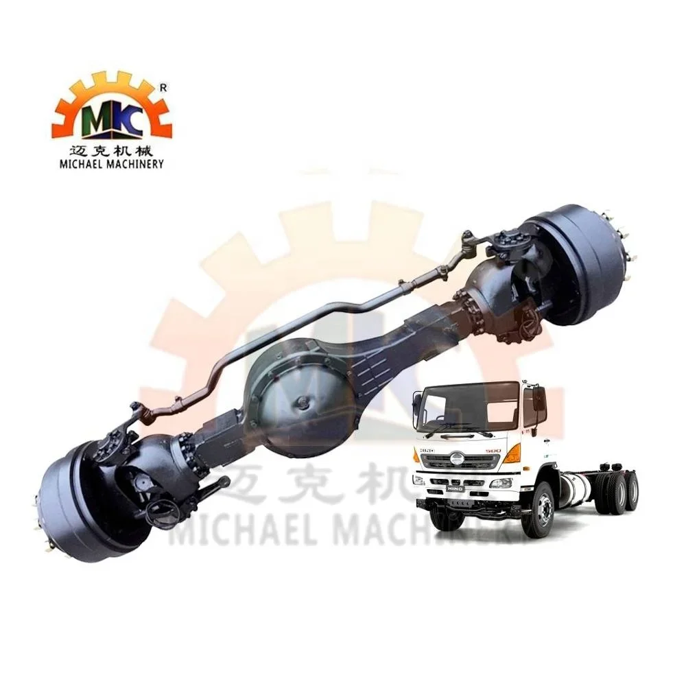 Heavy  Truck Axle 10x335 6x6 5TON Front Wheel Drive with Air Drum Brakes for Man/Volvo/Scania Vehicles