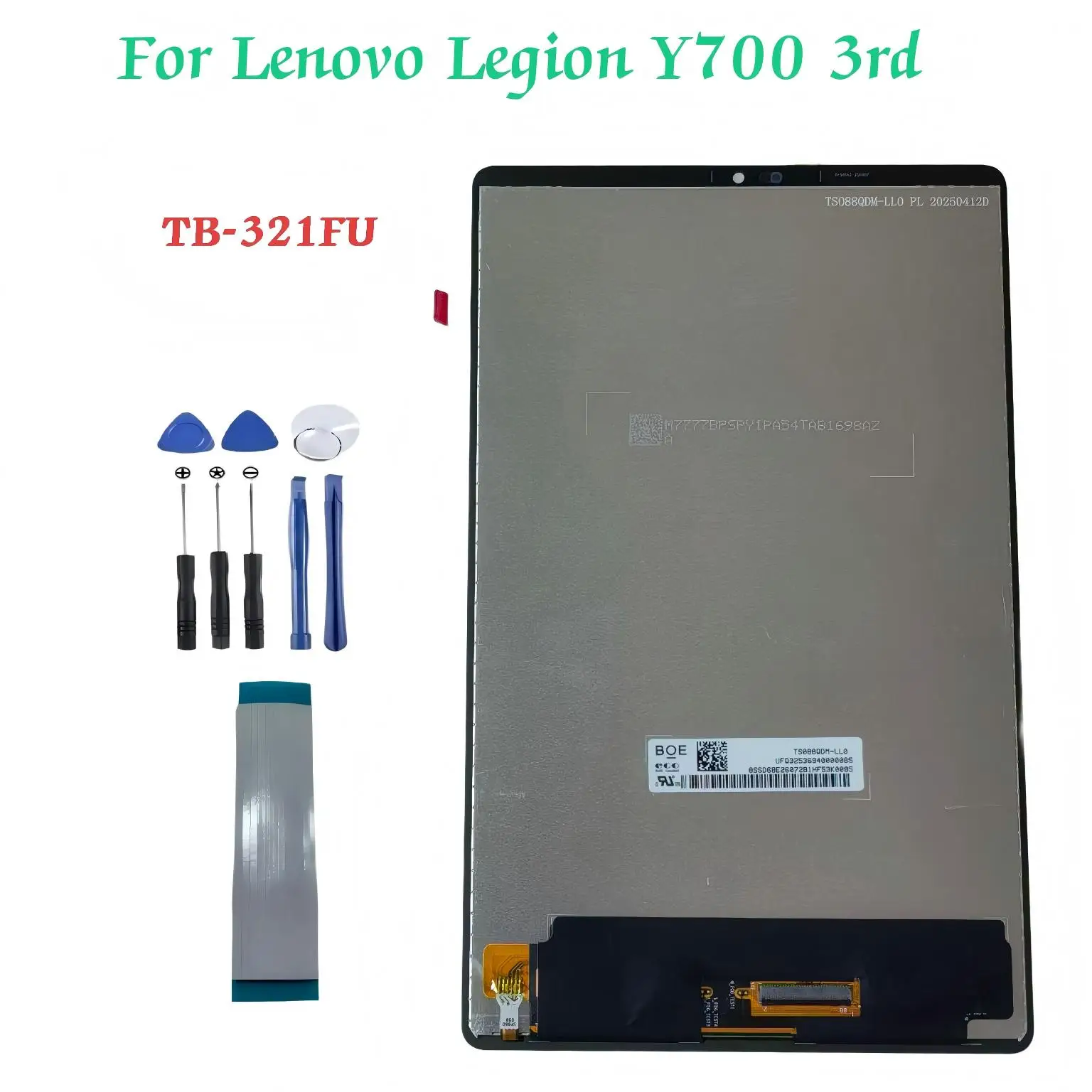 

AAA для Lenovo Legion Y700 3rd TB-321FU: Дисплей LCD с сенсорным экраном и стеклом в сборе для ремонта