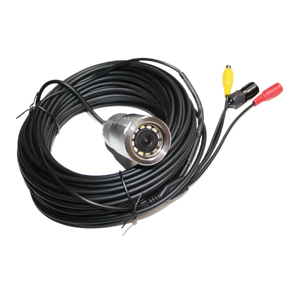 Wide-angle 2 million high definition pipe camera, muddy water penetration night vision low illumination detection system