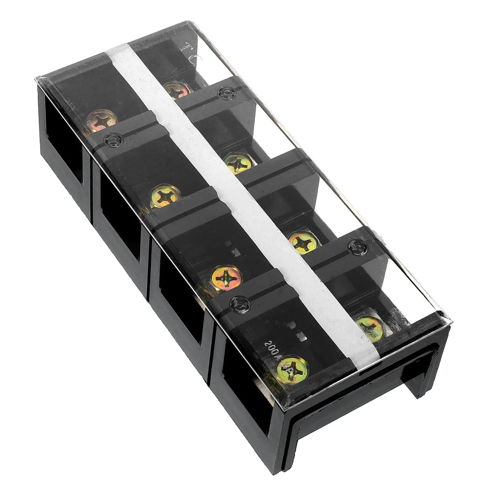 Bloque de Conexión Eléctrica de Cobre Fijo para PC, de Alta Capacidad de Corriente, Cableado Rápido, Resistente al Calor, Cableado Industrial