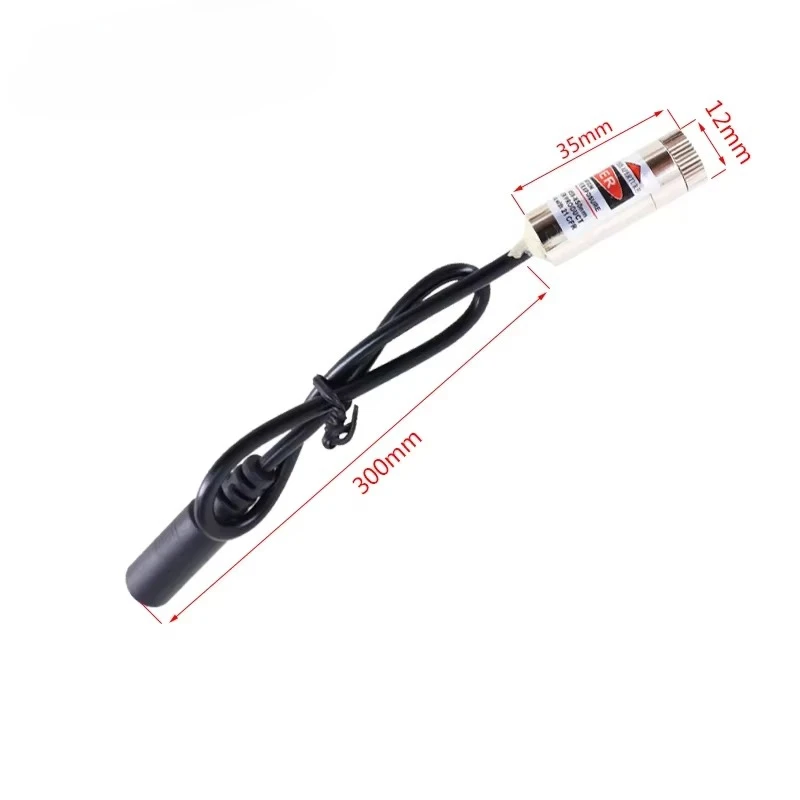 

660 nm red, with graduated laser module head glass lens focusing adjustable diameter 12 mm
