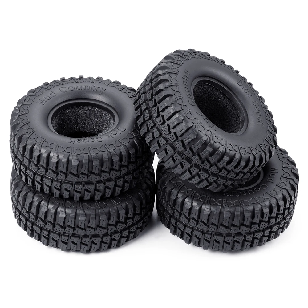 YEAHRUN Pneumatico In Gomma da 1.9 pollici 1.9 "Pneumatici delle Ruote 100x40mm per 1/10 RC Crawler Auto Axial SCX10 Wraith TRX4 TRX6 D90 Parti di Aggiornamento