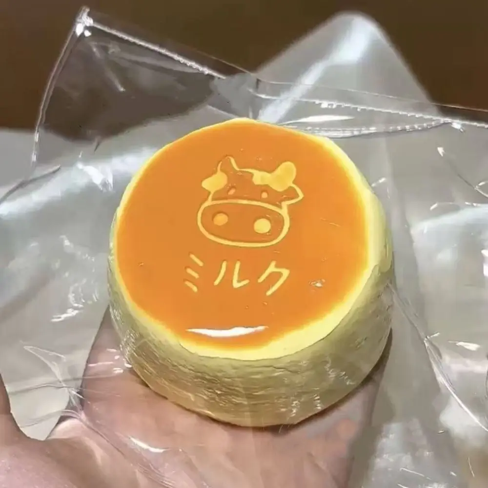 Fidget Slow Rebound Cat Paw Squishy Toy Super Soft Sticky Silicone Squishy Simulated Food Pinch Sensory Cheesecake Kids & Adults