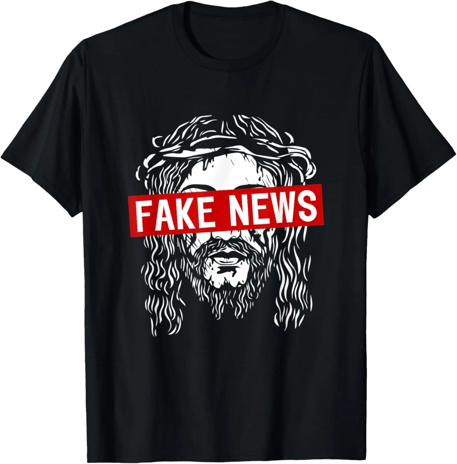 Fake News Anti-Christ Atheist Gothic Satan Occult Antichrist T-Shirt