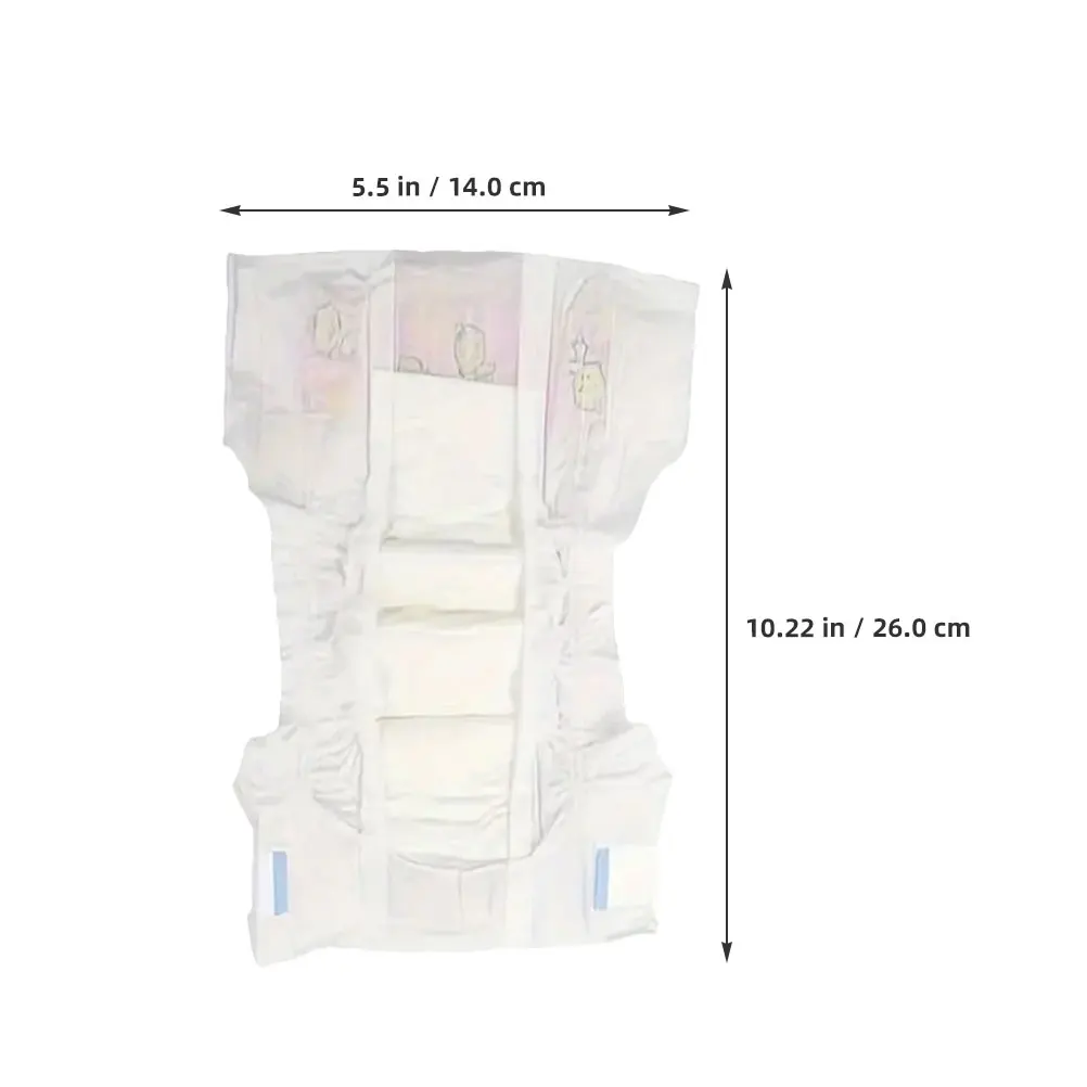 8 pezzi accessori mini pannolini biancheria intima per neonato in plastica modello di vestito rinato