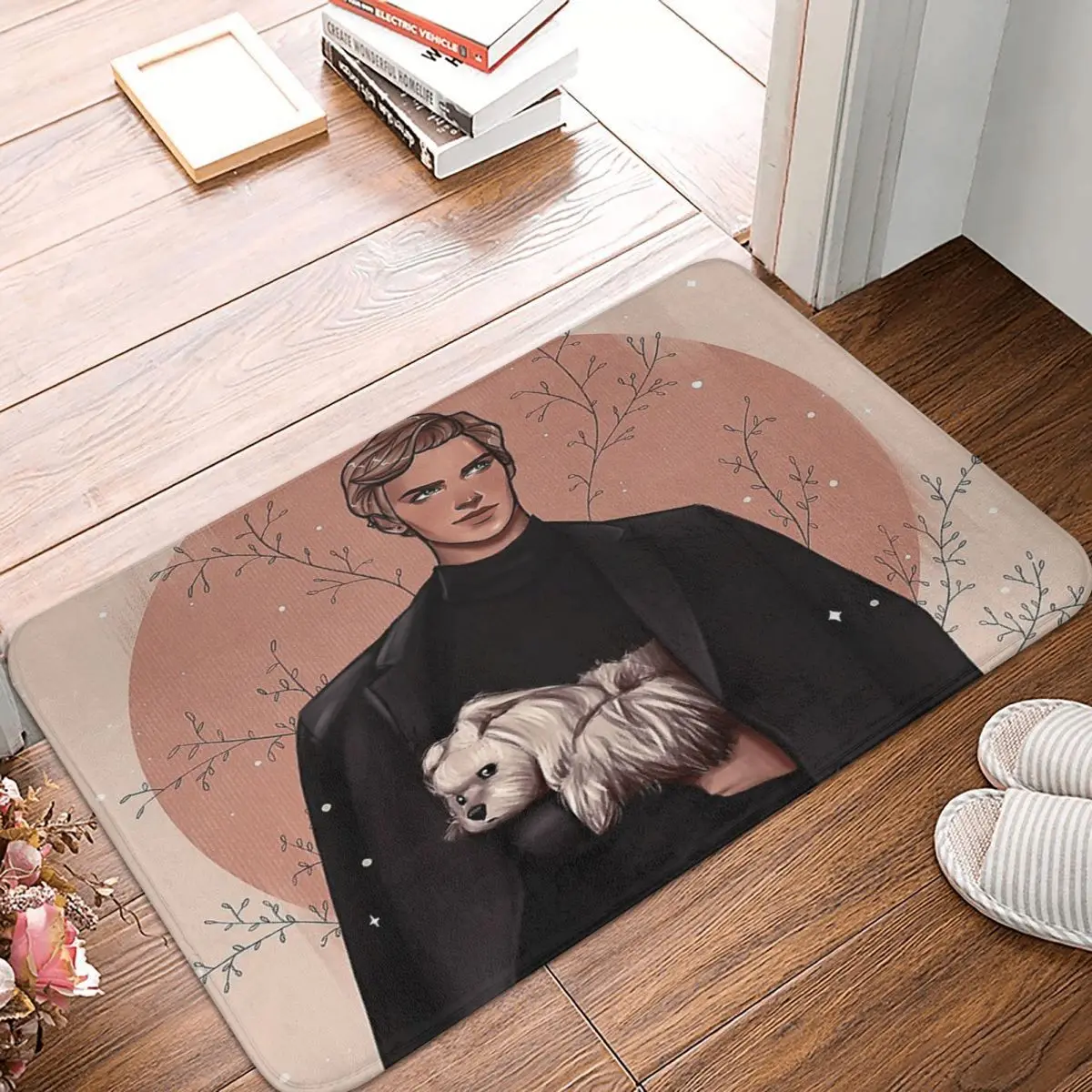 Aaron Warner 40x60cm Carpet Polyester Floor Mats Cute Style Living Room Festivle Gifts