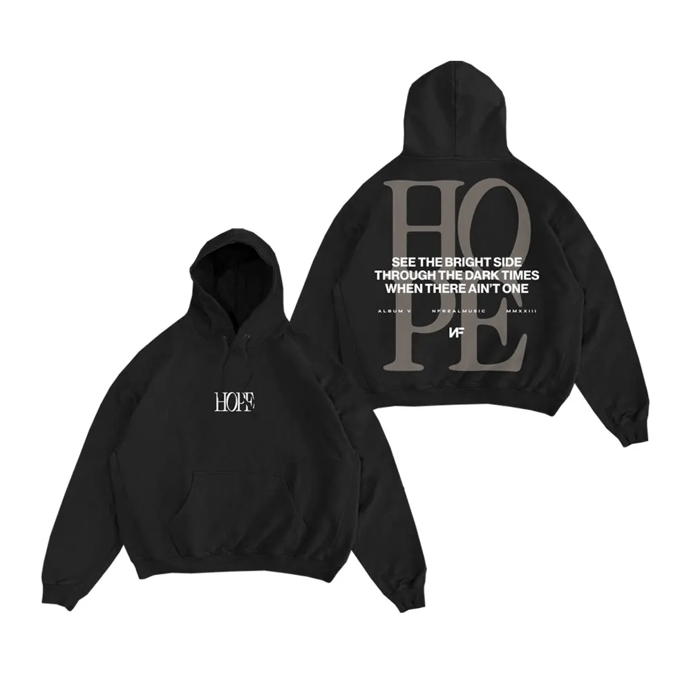 NF Rapper Hope Album Hoodies Merch For Men/Women Street Style Fashion Sweatshirt Long Sleeve Hoodie Streetwear