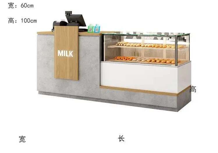 Checkout counter Baking Shop Cake shop Dessert shop Coffee Burger shop bar shop Small display case front desk