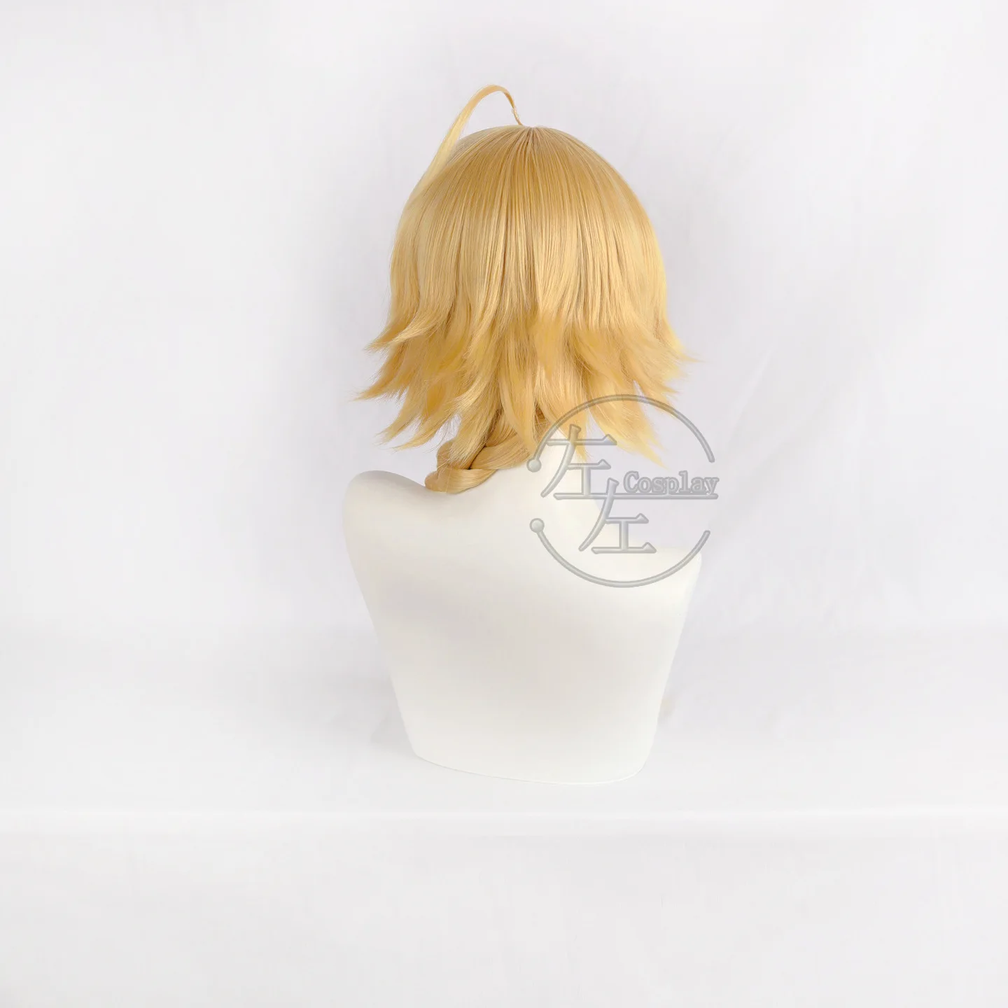 Anime Fate Estranho Falso Cosplay Perucas 70cm Longo Fate Richard I Peruca Cosplay Resistente ao Calor Cabelo Sintético Festa + Boné Peruca Grátis