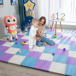 1 Cm Baby Foam Crawling Mat Children EVA Educational Toys Kids Soft Floor Game Mat Chain Fitness Brick Gym Game Carpet  Playmat