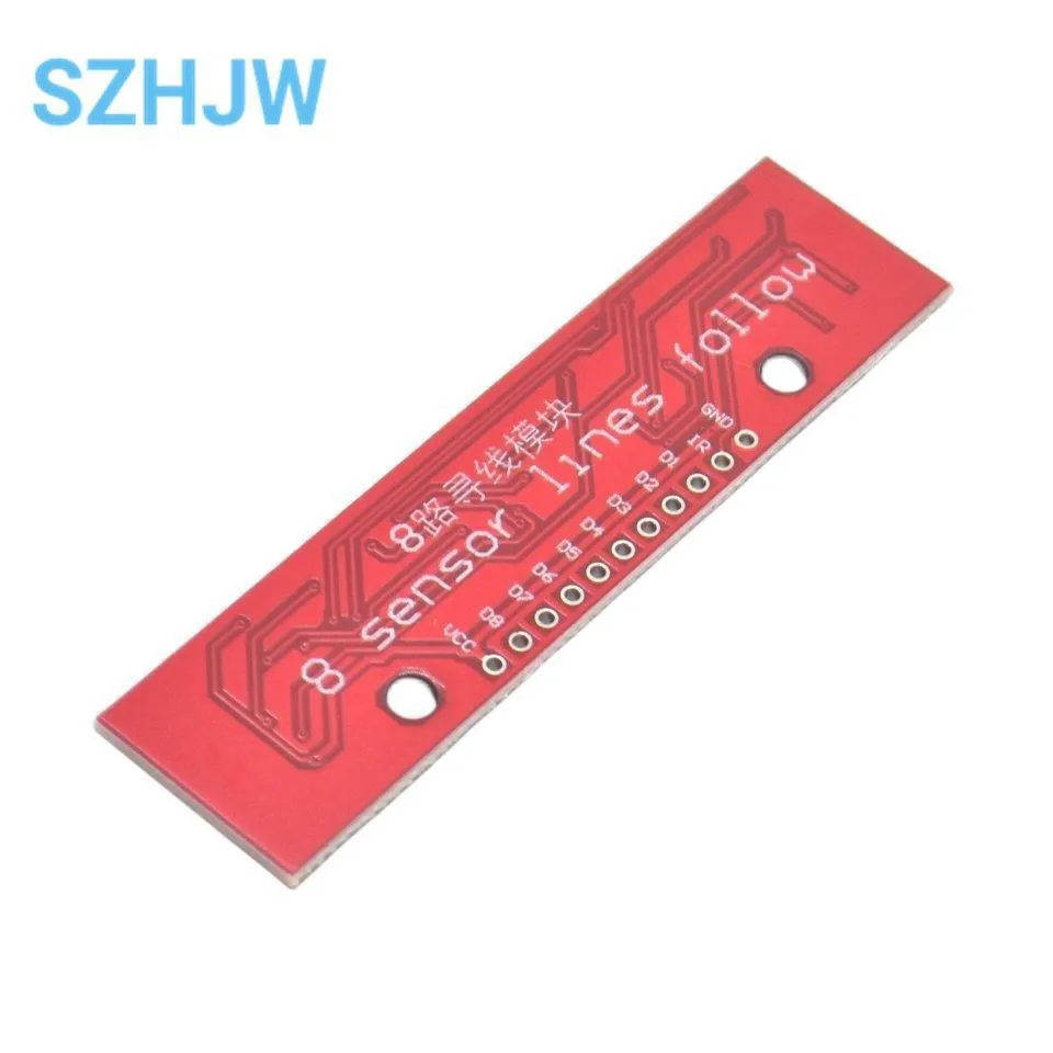 Tracking Module Infrared Detection Sensor Module DIY 8-Channel Infrared Detector Hunt Module 8bit Sensor Module