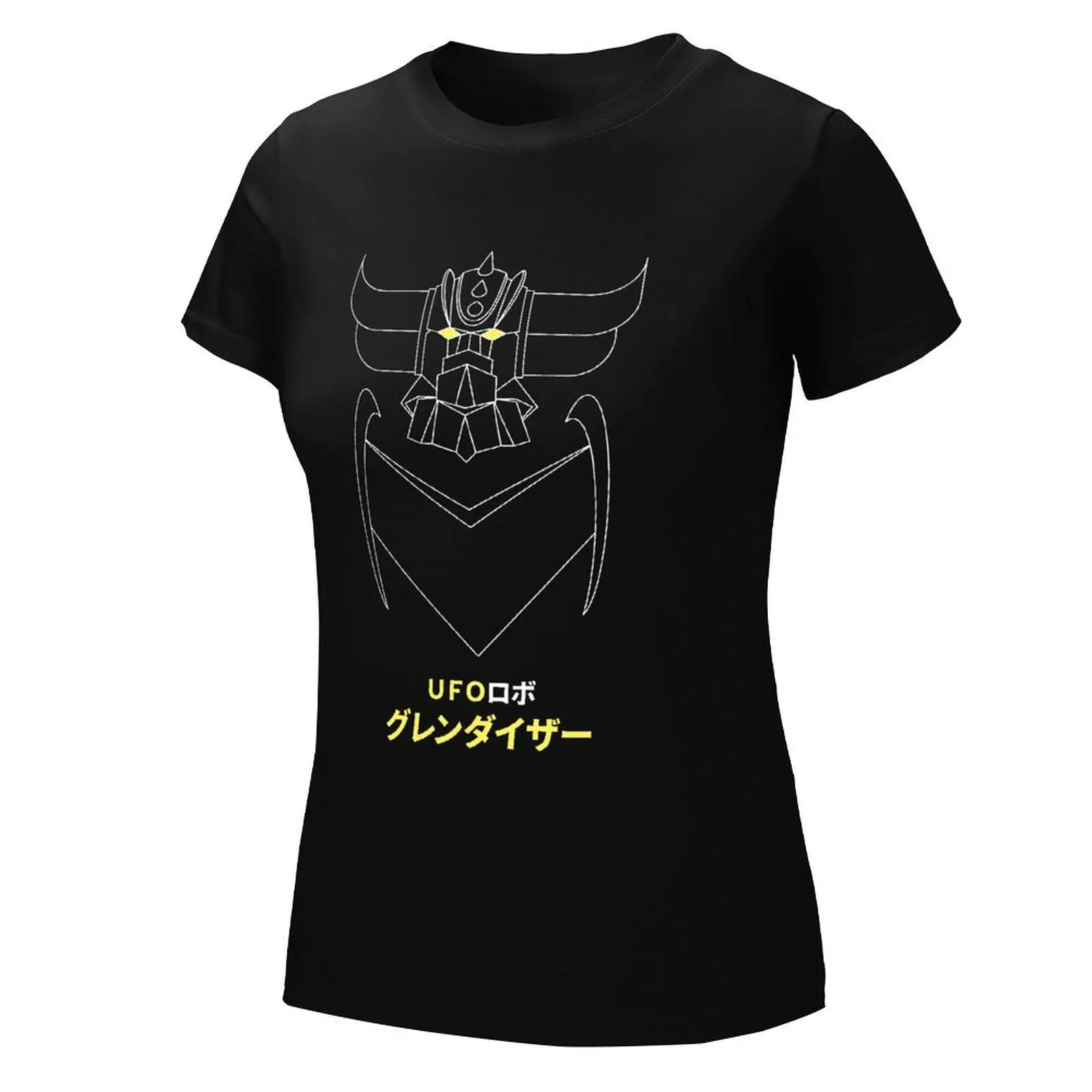 Crewneck Mechas 02 Mazinger Z Steel Jeeg Robot Kotetsu Dark Grote 10 T-Shirt Beweging Top Tee Nieuwigheid Geeky Fitness