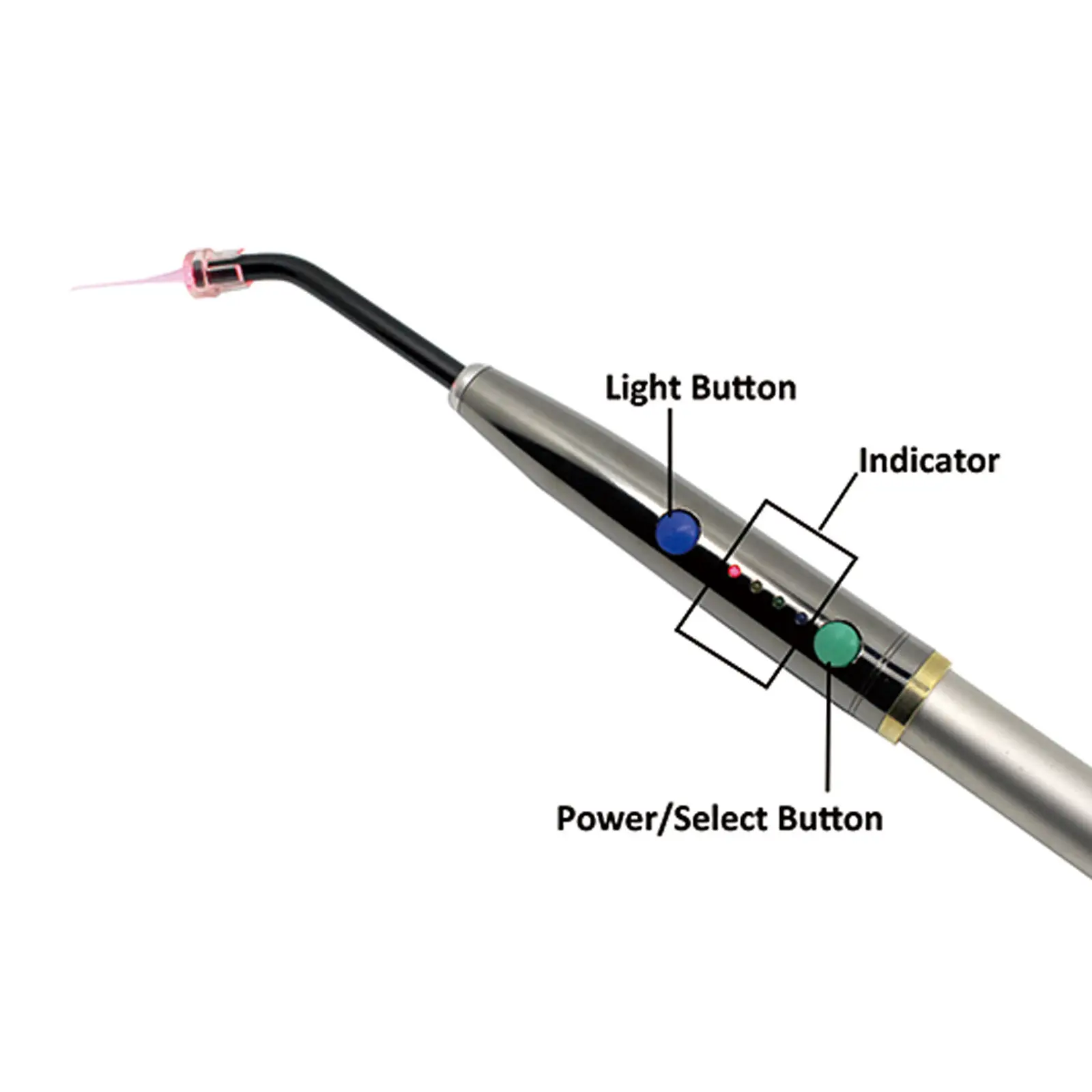 Dental Medical Photo Activated Disinfection Diode Heal Laser Kit Light Lamp With Tip laser Pen soft tissue Perio Endo 650nm F3WW